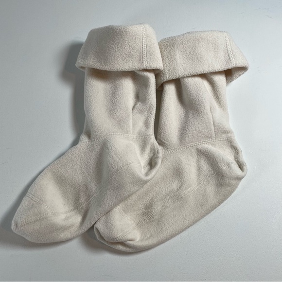 Hunter Fleece Boot Liners Cream  - Short - Picture 3 of 6